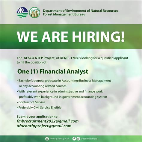 forest technician denr|List of Vacant Positions .